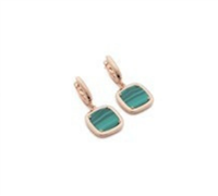 Boucles d'oreilles Madì Femme Safari in Argent Malachite 3919100